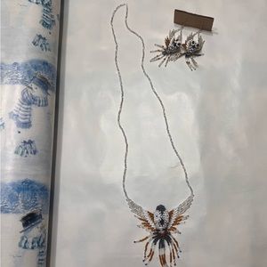 Owl Earrings and necklace set